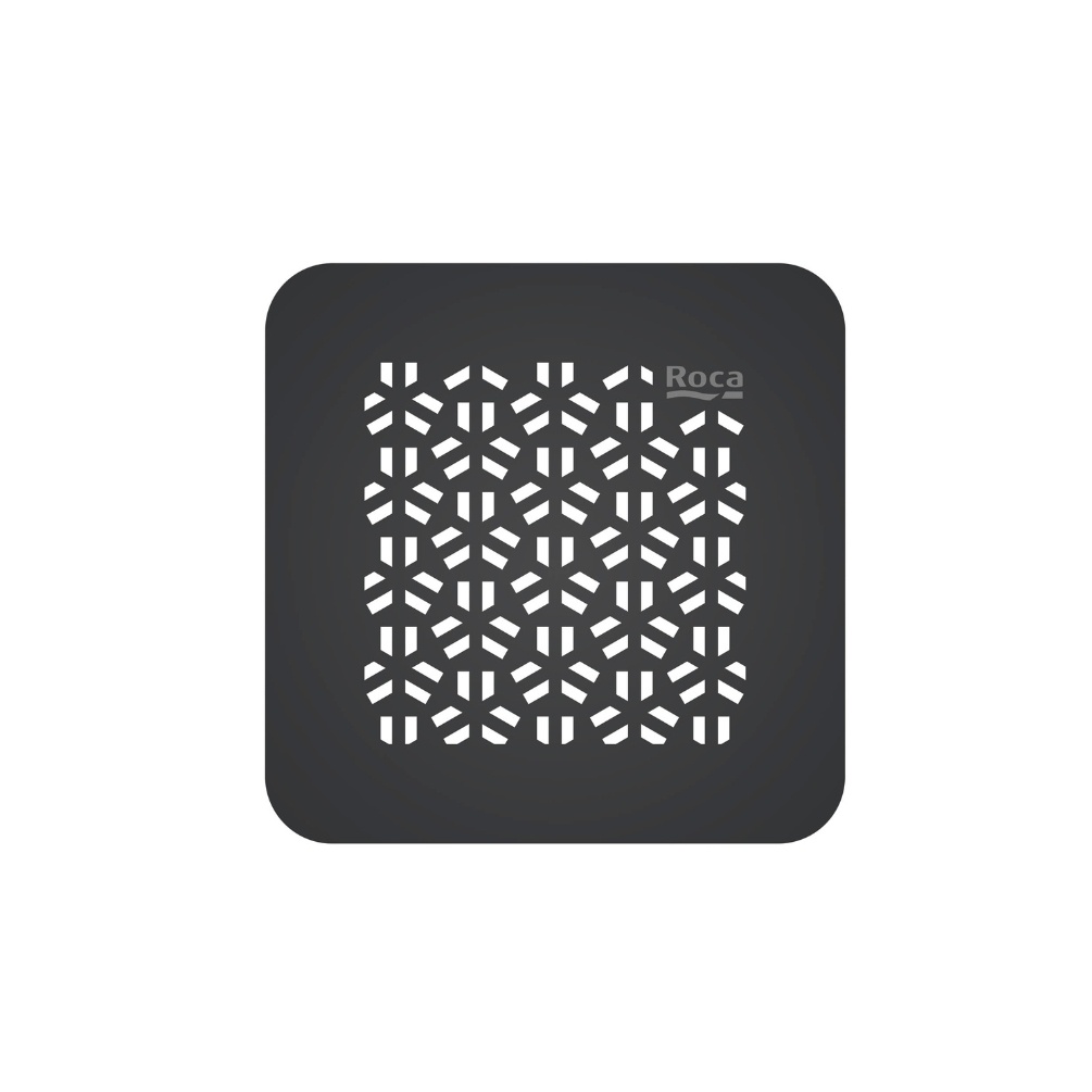 Cut out image of the Roca Terran-N Mosaic Black Drain Cover